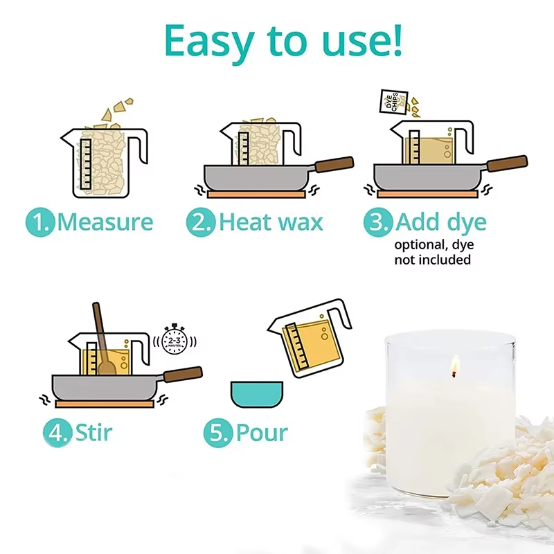 1kg/500/250/100g Pure Soy Wax  - Candle Supplies Wholesale avis et prix