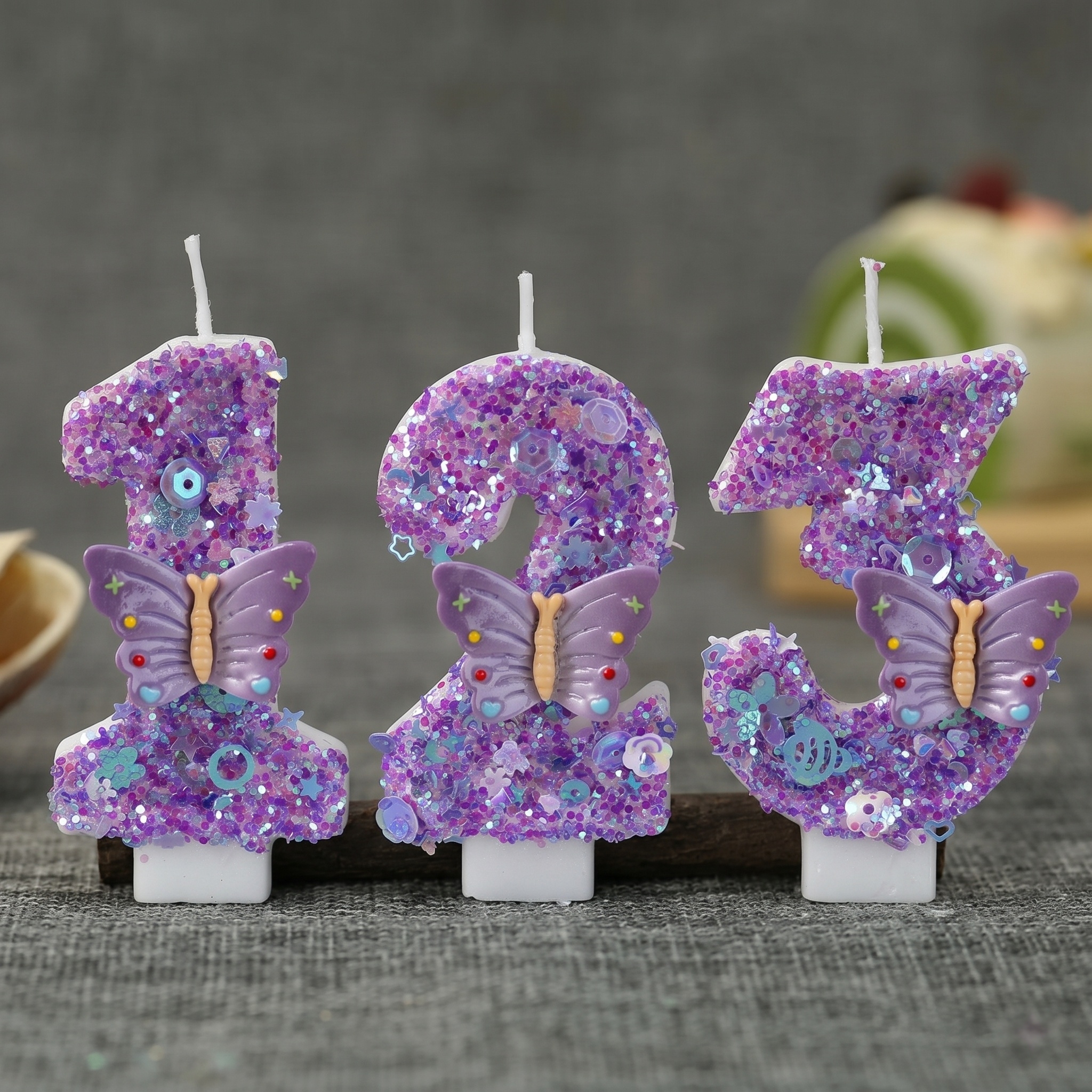 Purple Butterfly Number 0-9 Bi - Candle Supplies Luxury avis et prix