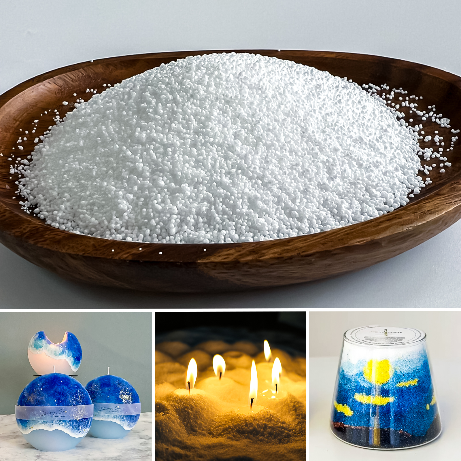 500g-1kg Sand Wax Ice Flower W - Candle Supplies Wholesale avis et prix