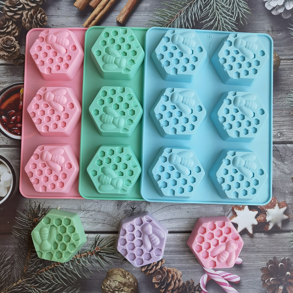 Silicone Hexagonal Bee Soap Mo - Candle Supplies Wholesale avis et prix