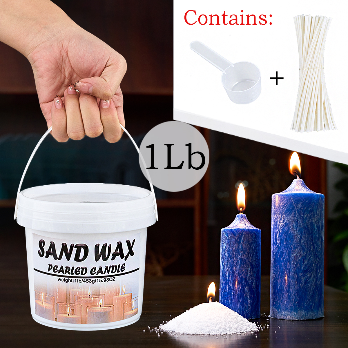 Upgraded Barrels 1Lb/453g Sand - Candle Supplies Wholesale avis et prix