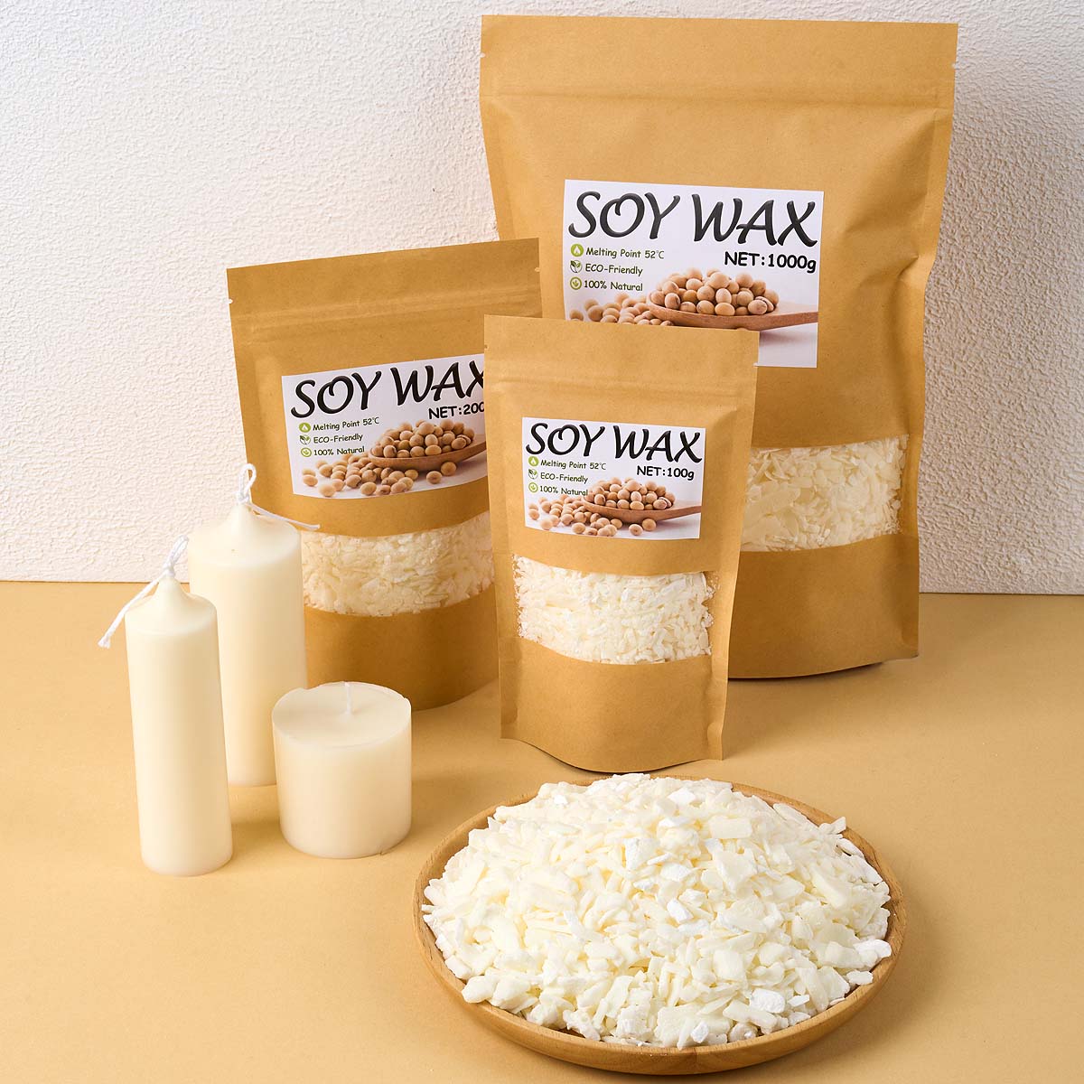 1 Pounds Pure White Soy Wax Fo - Candle Supplies Wholesale avis et prix
