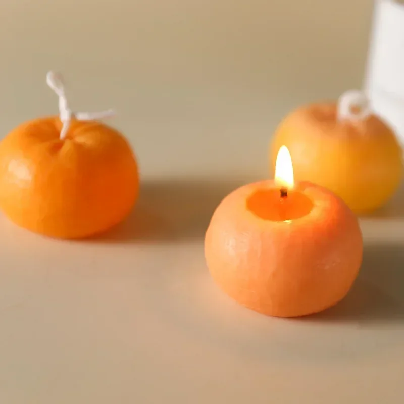 Creative Orange Shape Candle S - Candle Supplies Wholesale avis et prix