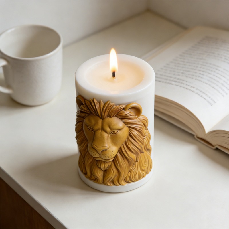 Animals Lion Candle Molds Sili - Candle Supplies Luxury avis et prix