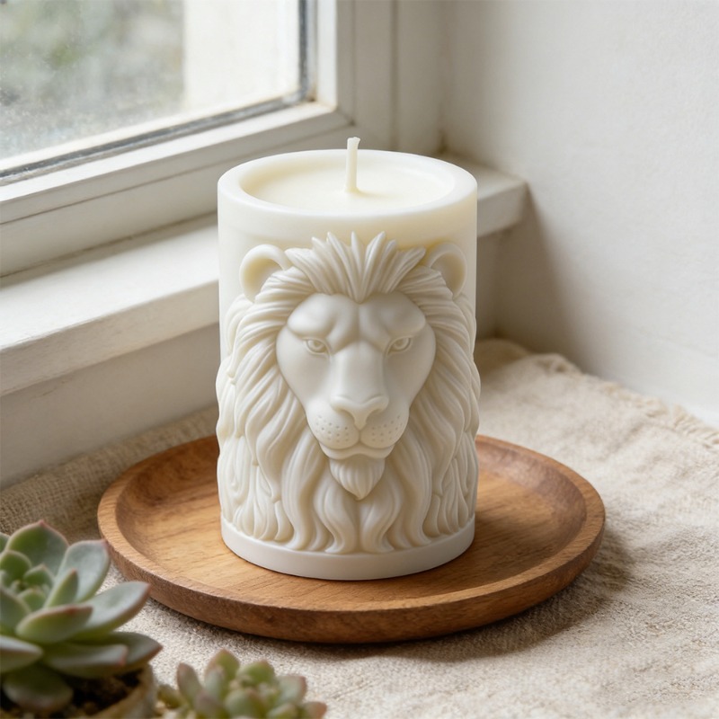 Animals Lion Candle Molds Sili - Candle Supplies Luxury avis et prix