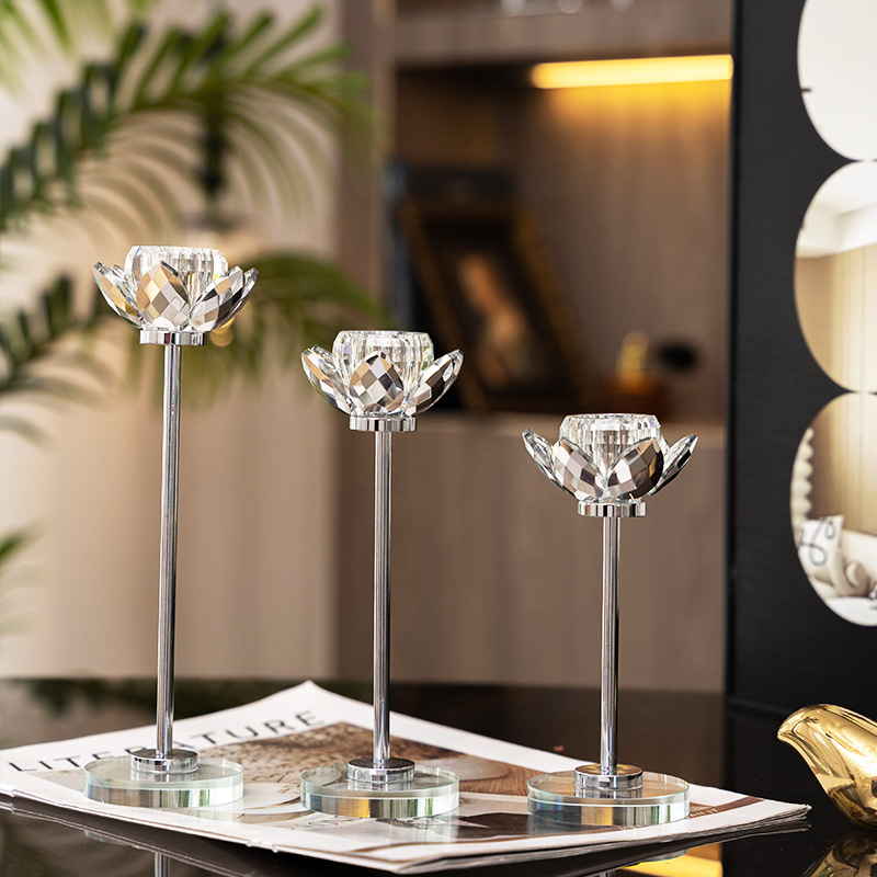Crystal glass candle holder su - Candle Supplies Luxury avis et prix