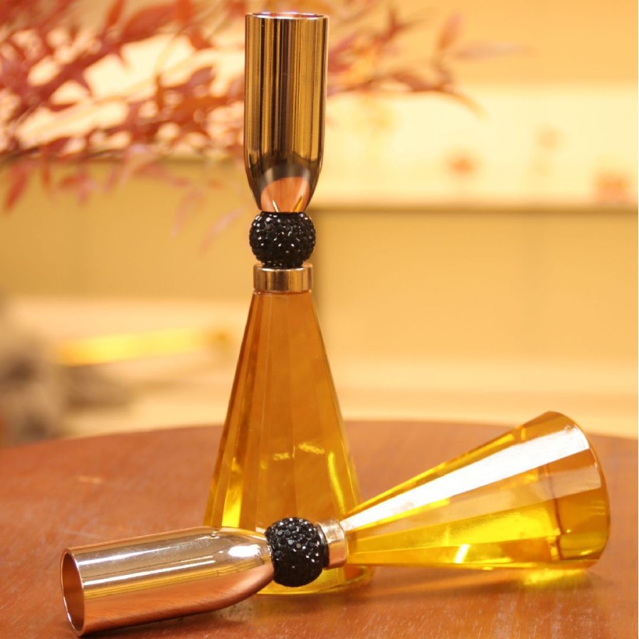 Crystal glass candle holder su - Candle Supplies Luxury avis et prix