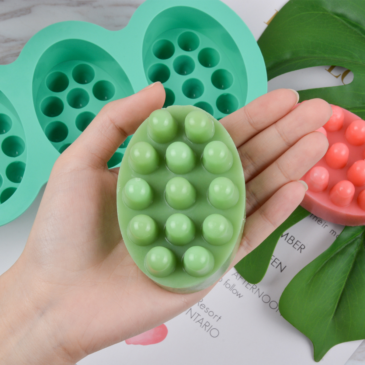 4 Hole Oval Massage Soap Silic - Candle Supplies Wholesale avis et prix